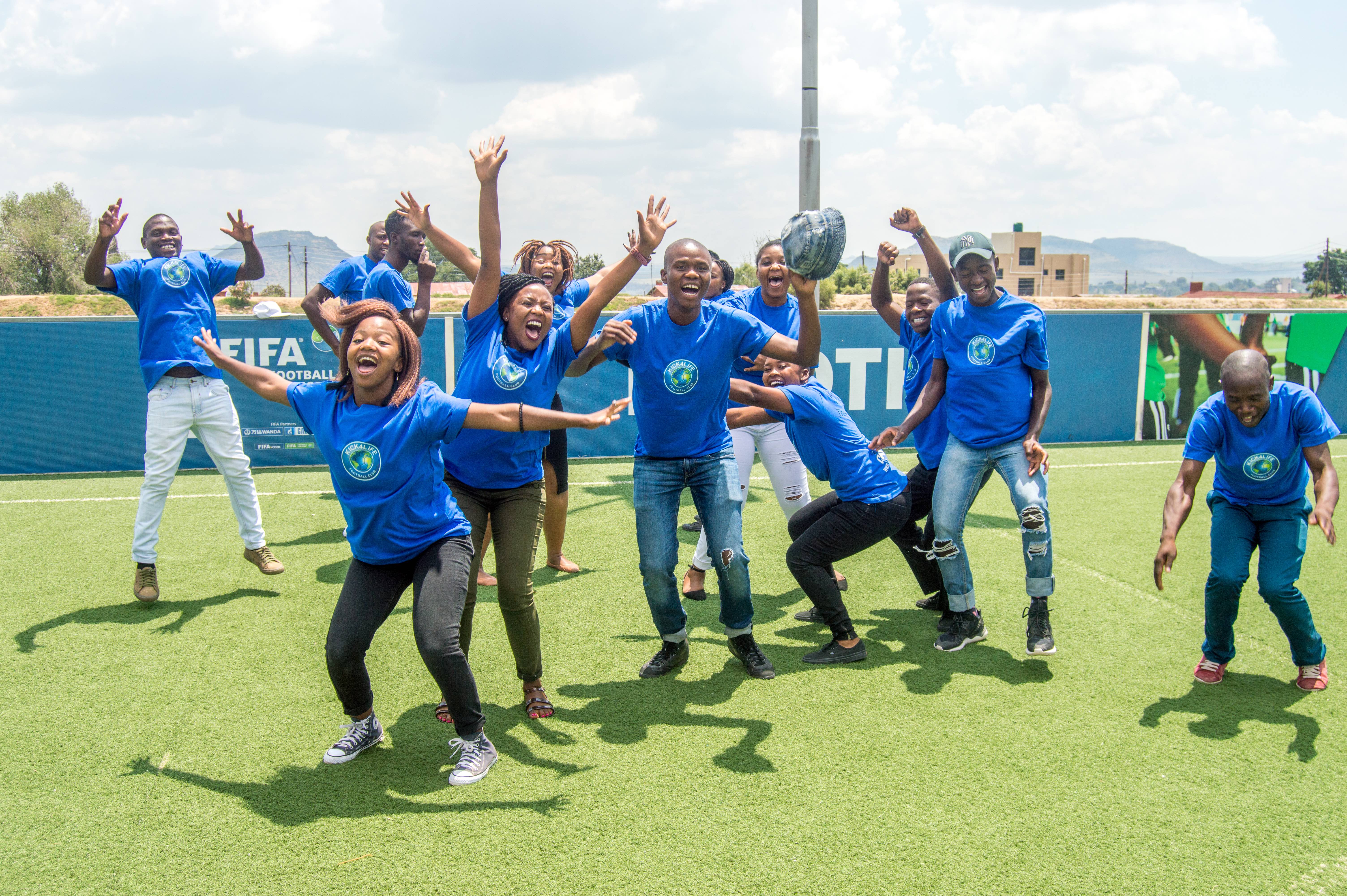 Encouraging team collaboration regardless of their gender is a learning these young people bring to their homes and families, transforming their society.