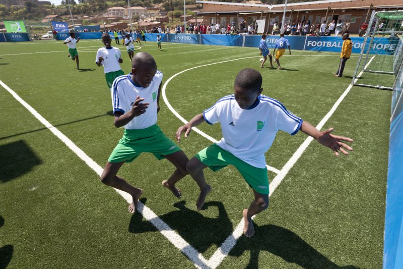  Training barefoot should not be a restriction when you learn that football can transform your life.