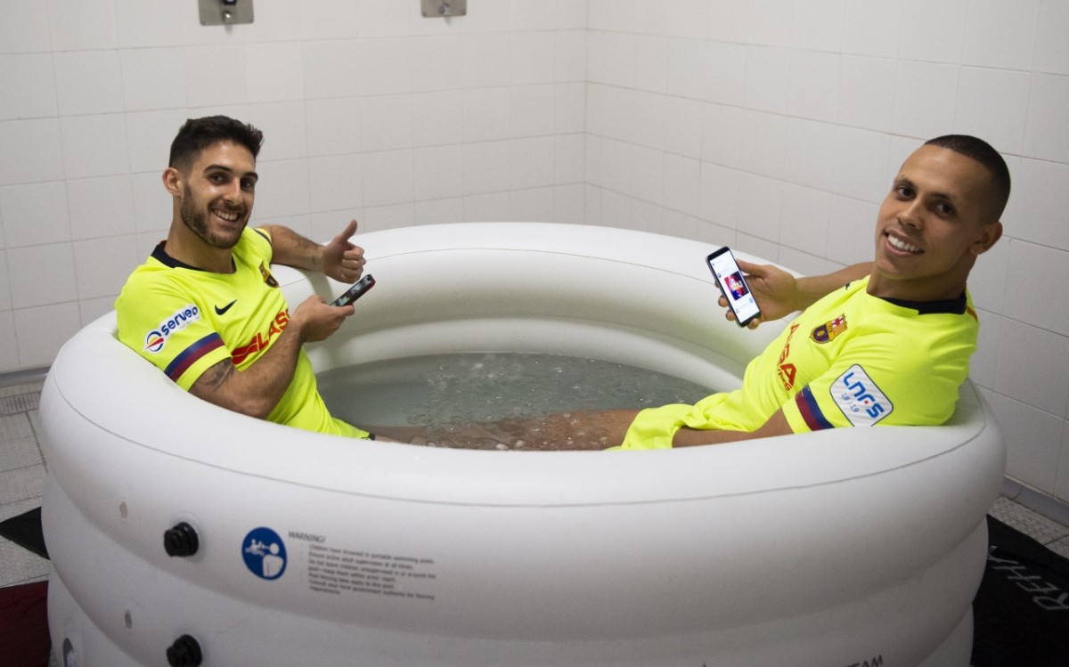 Beneficios de los de agua fría para deportistas - Barça Innovation Hub
